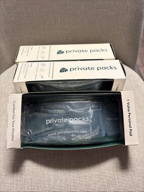 Vulva Personal Pad — Clear/Teal Comfort Pack
